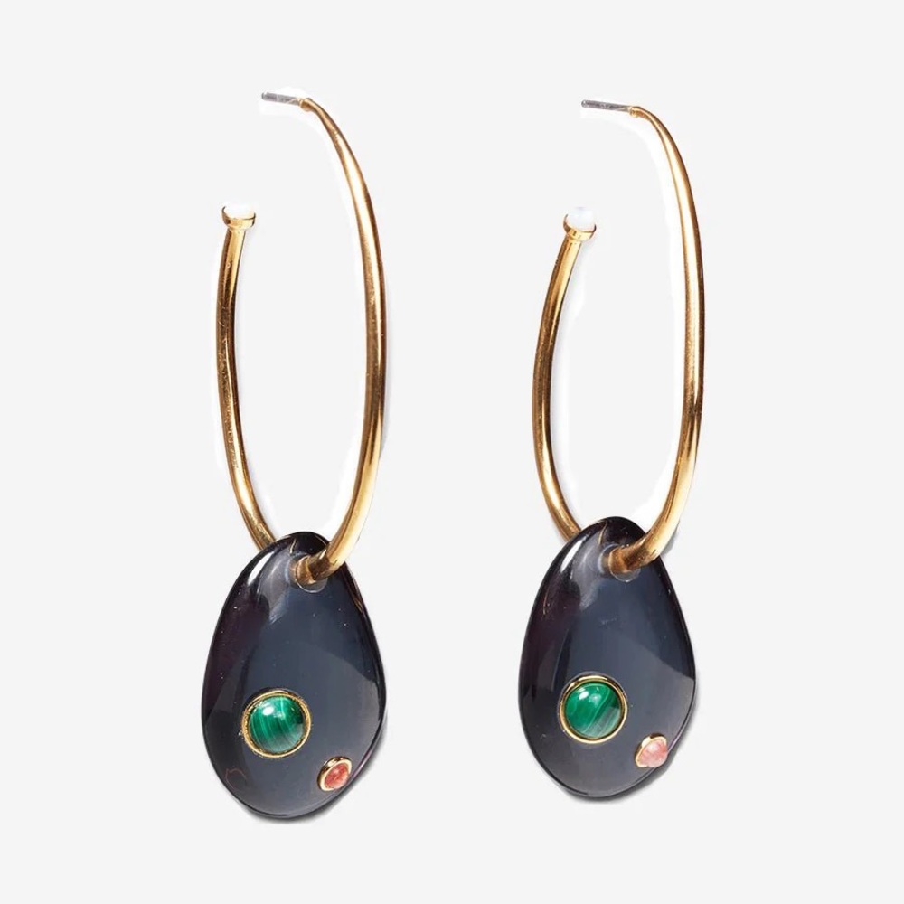 Lizzie Fortunato Puddle Hoop Earrings